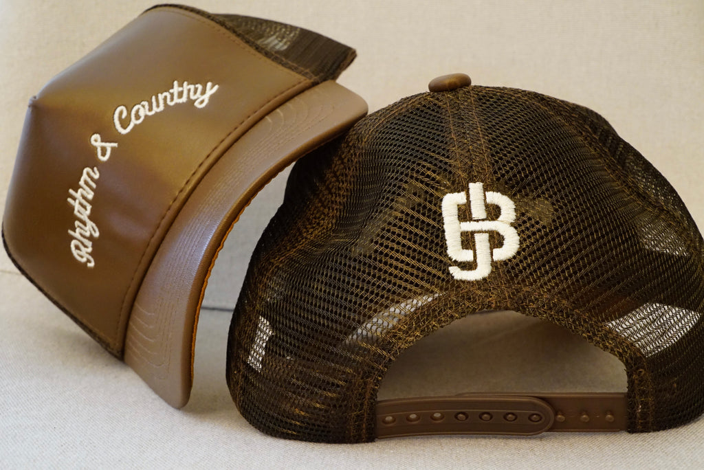 Rhythm & County Hat (Leather Trucker)